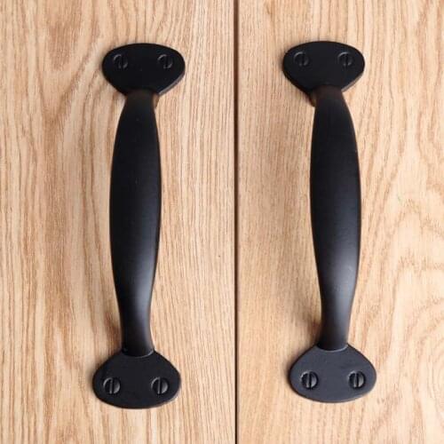 96mm modern simple black kitchen cabinet dresser door handles 3.75" antique black cupboard drawer pulls knobs