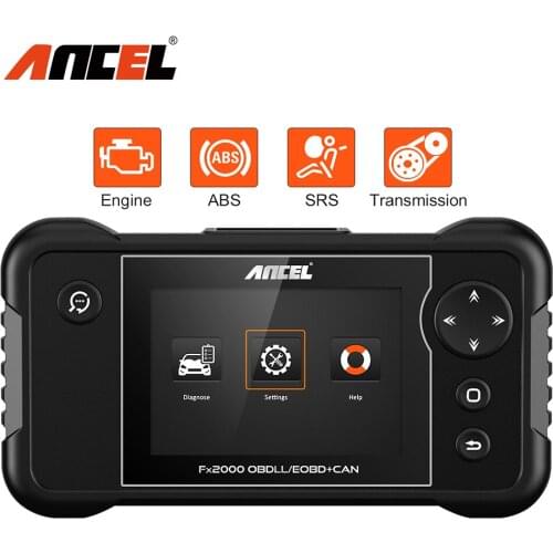 ANCEL FX2000 OBD2 Scanner Car Diagnostic Tool Automotive Scanner Engine SRS ABS Transmission Multi-Language Auto Scan ODB2
