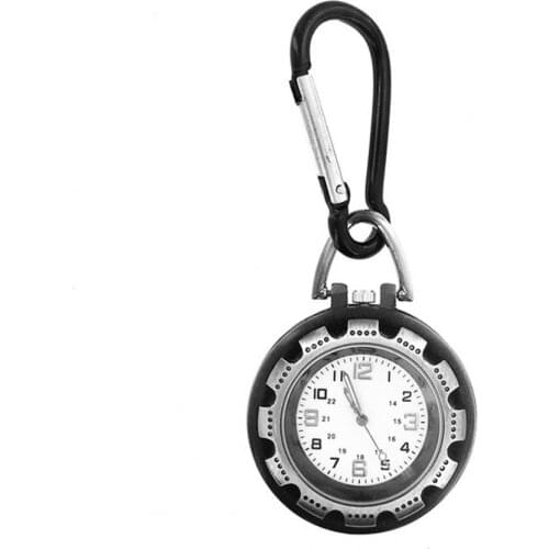 Carabiner Watch Shock Resistance Sport Watches Vintage Climbing Hiking Digital Quartz Analog Clip For Sports-Memorial Gift Watch