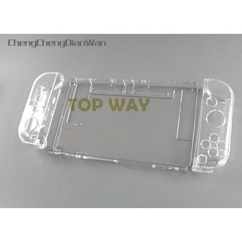 ChengChengDianWan for Nintend Switch Case Hard Crystal Protective Transparent Cover Shell for Nintend NS NX Switch Console Case