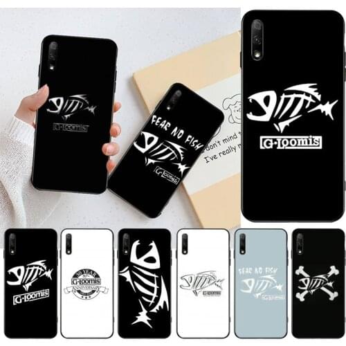 CUTEWANAN Gloomis Go fishing Outdoor Logo Black Soft Shell Phone Case Capa for Huawei Honor 30 20 10 9 8 8x 8c v30 Lite view pro