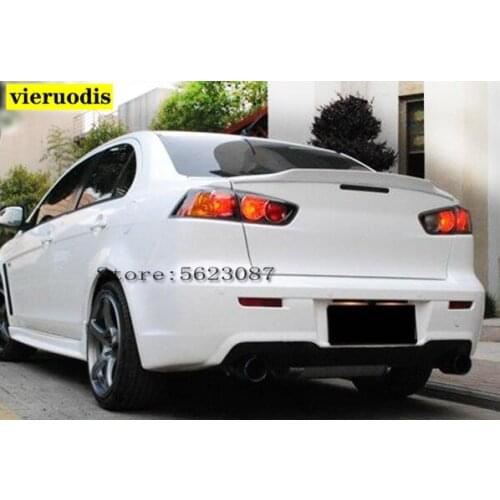 For Mitsubishi Lancer EX Evo 2008 2009 2010 2011 2012 2013 2014 2015 ABS Unpainted Color Rear Trunk Wing Lip Spoiler