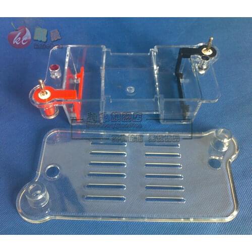 Horizontal electrophoresis tank Non-platinum electrode Biological instrument free shipping