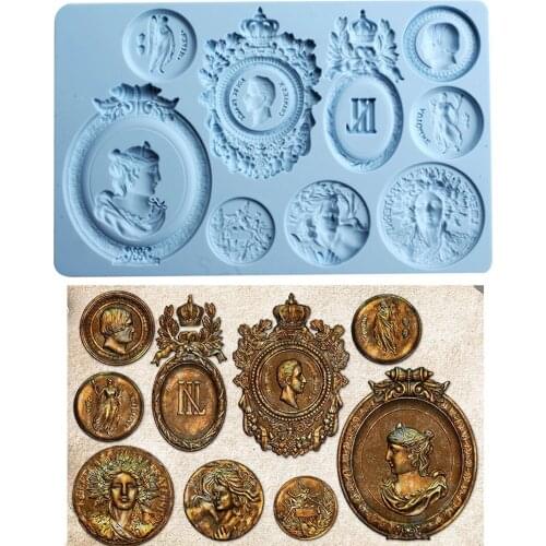 KUXSE Cake Decoration Silicone Mold Fondant Mold Cake Border Decorating Tools Chocolate Gumpast Soap Mold Resin Mold