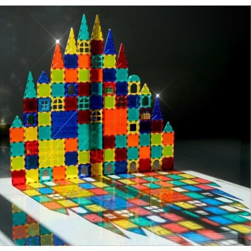 Magnetic Blocks Educational Construction Set Models & Building Toy ABS Magnet Designer Kids Magnetic toys Game Gift