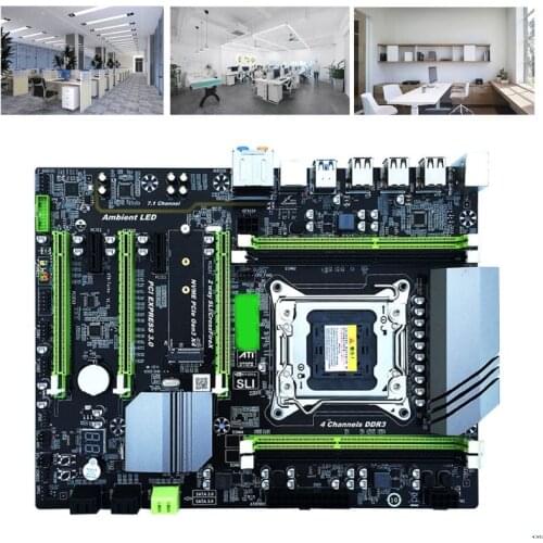 X79T LGA 2011 CPU Computer Mainboard DDR3 Desktop PC Motherboard with 4 Channel