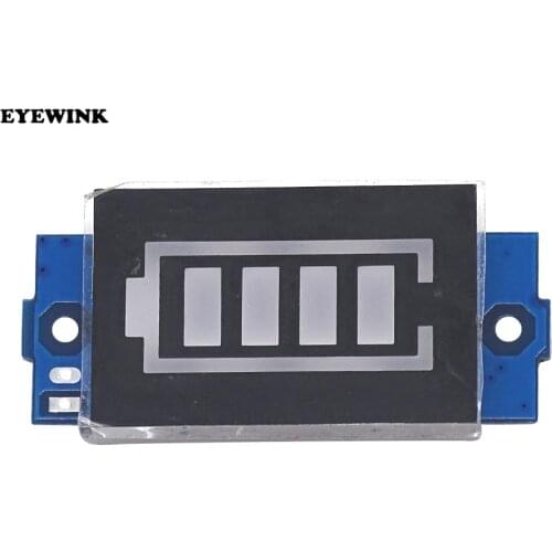1S 2S 3S 4S Single 3.7V Lithium Battery Capacity Indicator Module 4.2V Blue Display Electric Vehicle Battery Power Tester Li-ion