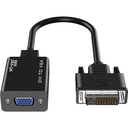 High quality factory price dvi 24 + 1 best buy mini DVI to VGA adapter