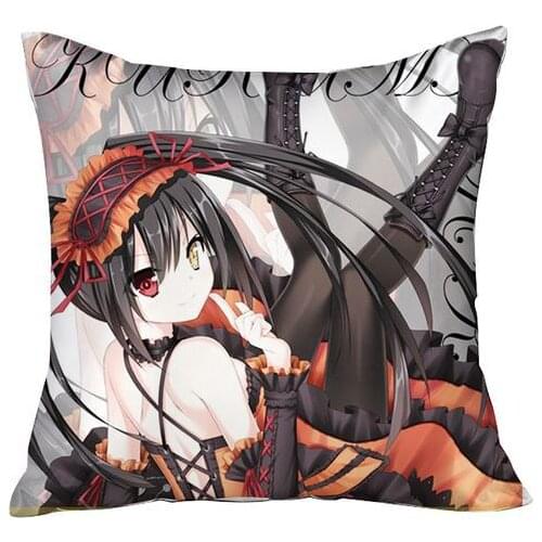 Hobby Express Kurumi Date A Live Square Dakimakura Cushion Anime Pillow Cover GZFONG09