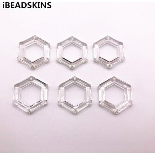 New arrival 34x30mm 180pcs clear Acrylic drop shape beads for stud earrings/earrings accessories/Earring parts/ jewelry DIY
