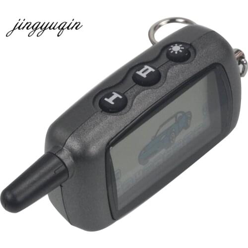 Jingyuqin For twage A6 LCD Remote Controller Keychain For auto Vehicle Security Two Way Car Alarm StarLine A6 Keychain alarm