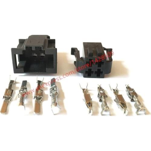 5 Sets Female And Male 4 Pin Auto Connector Oxygen O2 Sensor Plug Automotive For VW