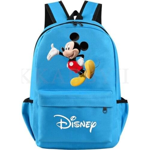 Disney Mickey Minnie Backpack Women Men Multi Pocket Travel Backpacks Capacity School Bag For Teenagers Outdoor Bags