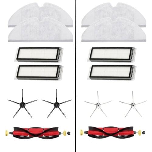 Detachable Main Brush Hepa Filter Mop Cloth for Roborock S5 S6 Max S50 S60 T61 T65 T7 Pro E25 E4 Pure Mi Robot Vacuum Cleaner