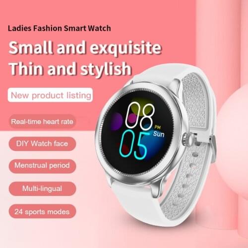 New Smart Watch Women IP67 Waterproof Full Touch Screen Sport Fitness Fashion Watch Bluetooth Heart Rate Monitor For Android ios