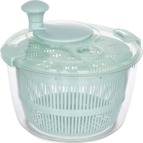 Vegetable Dryer Salad Fruit and Vegetable Dehydrator Drain Basket Household Vegetable and Fruit Cleaning Kitchen Artifact