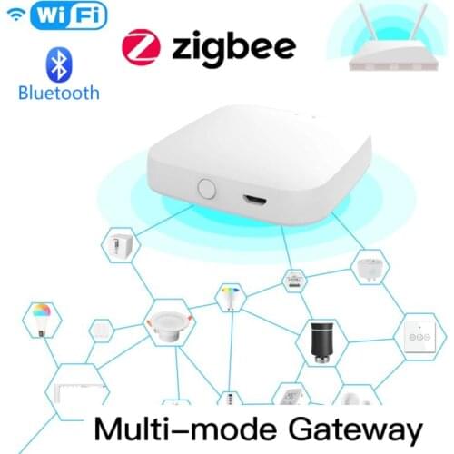 Tuya Multi-mode Smart Gateway ZigBee 3.0 Bluetooth-compatible Mesh Hub Work with Tuya Smart App Voice Control Alexa Google Home
