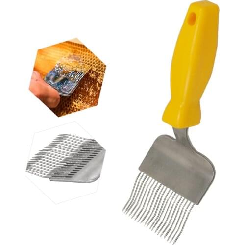 Uncapping Fork 21 Pin Honeycomb Scratcher Cut Straight Tines Honey Fork Tools For Beekeeping Capping Honey Knife Cutter