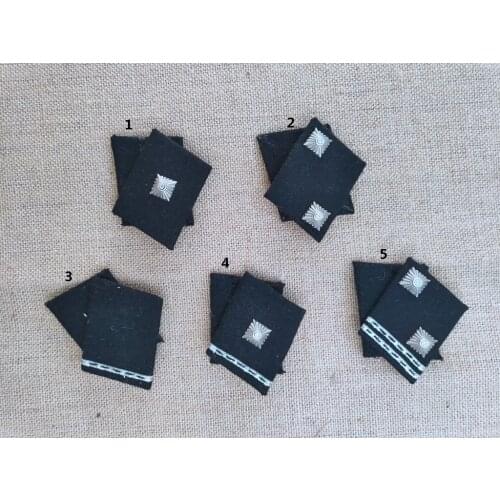 WWII WW2 German Elite Sturmscharfuhrer Collar tabs PAIR