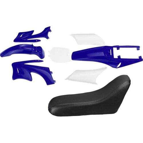 8Pcs 47Cc 49Cc Plastic 2-Stroke Dirt Bike Set Mudguard Seat Fairing Body Kits