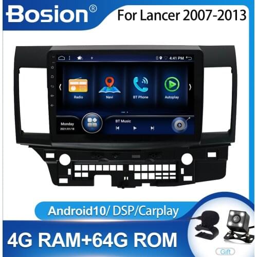 Bosion 4GB+64GB Android 10 For Mitsubishi Lancer 2007 - 2013 Car Radio Multimedia Video Player Navigation GPS Car radio DSP wifi