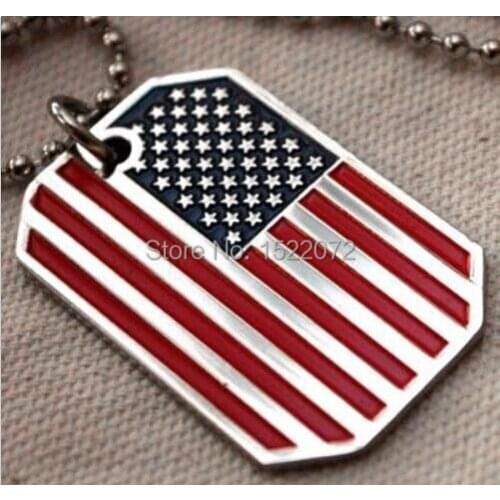 HOT SALES USA FLAG DOG TAG CRAFTS CHEAP CUSTOM FLAG DOG TAGS LOW PRICE US COUNTRY FLAG DOG TAGS FH890091