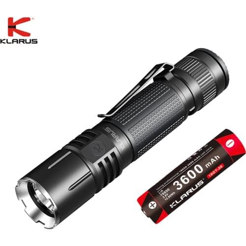 Klarus 360X1 LED Flashlight CREE XHP35 HD 1800 lumen Tactial Flashlight Beam throw 246 meter with 3600mAh li Battery