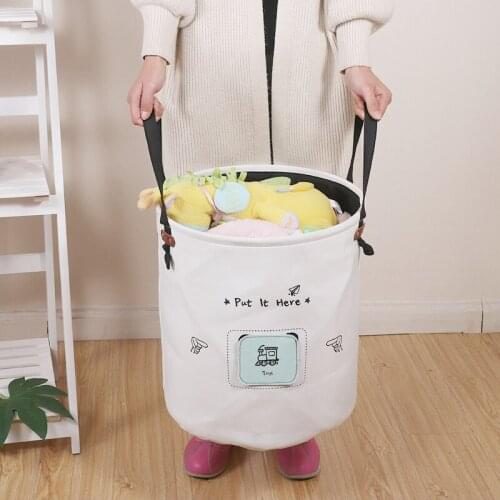 Dirty Laundry Basket Kids Toys Foldable Laundry Basket Clothes Storage Bag Holder Bucket Organizer Home Sundries Storage Barrel
