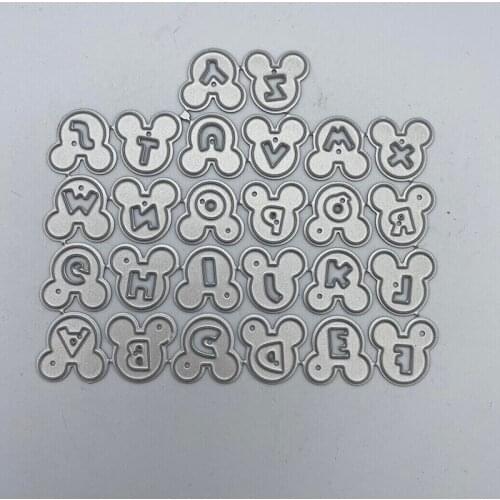 Metal Cutting Dies Stencils Alphabet For DIY Scrapbooking Decorative Embossing Handcraft Die Cutting Template