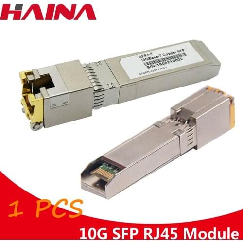 10G SFP RJ45 Moudel Copper 10000Mbps Transceiver Module Compatible For Mikrotik Cisco Huawei HP Ethernet Switch