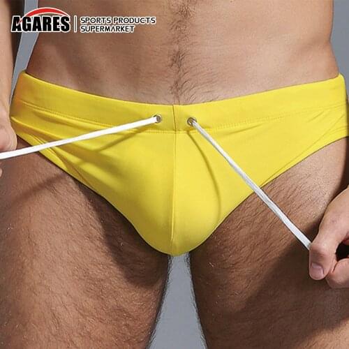 Mens Swimming Trunks Sexy Swim Shorts For Men Swimwear Bathing Suit Beach Short Swimsuit Male Surfing Briefs SA-8