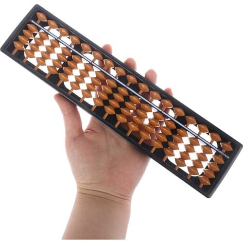 New Abacus Non-toxic Materials Arithmetic Soroban 17 Digits Kids Maths Calculating Tool Educational Toys Plastic