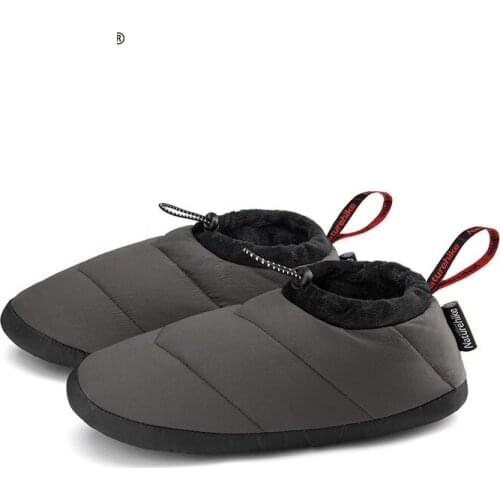 【New store 】 Warm White Duck Down Camping Shoes Waterproof and WindProof Non-Slip Portable Home Shoes NH20FS027 Naturehik