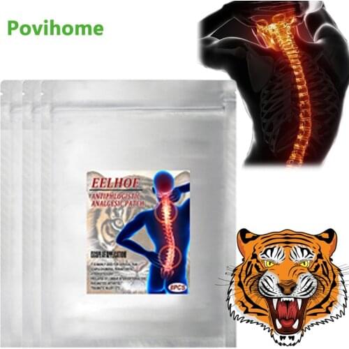 8pcs Chinese Tiger Plaster Shoulder Muscle Joint Stiff Pain Relief Patch Arthritic Rheumatoid Health Care Neck Arm Body Massage