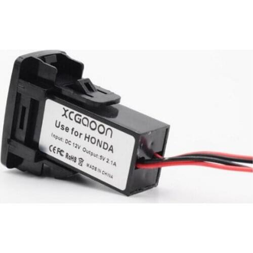 For H/ONDA Power Inverter Converter Dual 2 USB Port socket adapter 5V 2.1A Car Charger