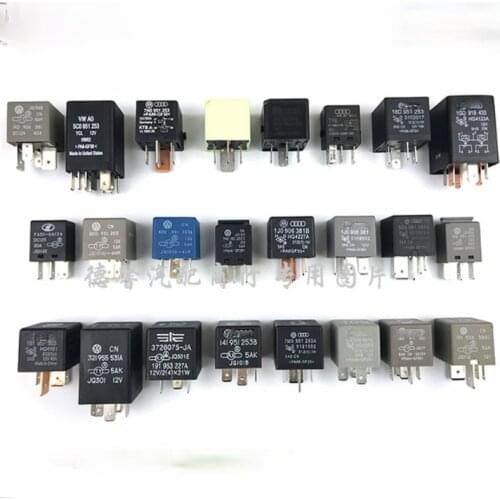 1PCS For Volkswagen Audi A3 A6 Sagitar Magotan Bora Golf CC 100 126 409 458 646 644 499 19 Relay Car Accessories