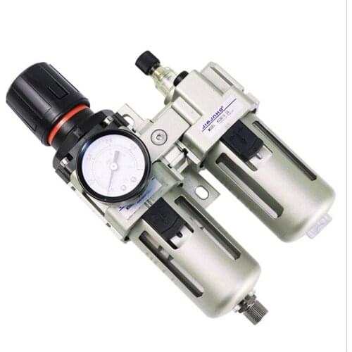 SFC400 1/2&quot Air Compressor Oil Lubricator Moisture Water Trap Filter Regulator ABS Aluminum Pneumatic Parts free shipping