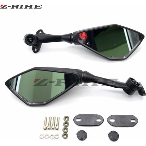 Universal Motorcycle Mirrors motorbike Rearview side Mirror for Kawasaki ZX6R ZX7R ZX10R ZX14R NINJA650R ER6N Z750 Z800 Z1000
