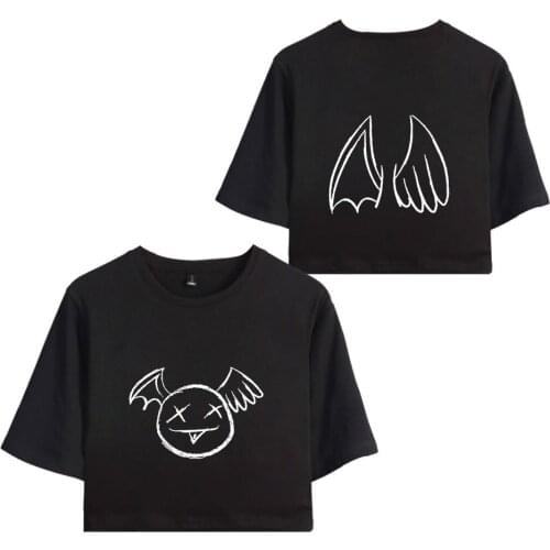 Dreamwastaken Dream 25 Million Merch LIMITED EDITION MCYT print Spring Summer Women/girl sexy bare midriff T-shirt