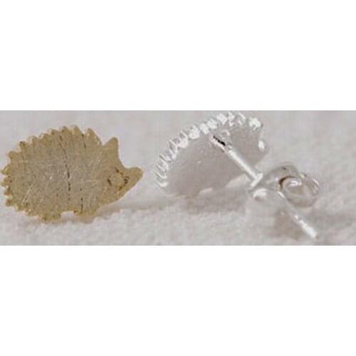 Wholesale 10 Pairs Fashion Hedgehog Stud Earring Fashion Women Earrings Casual Jewelry 3 Colors Available