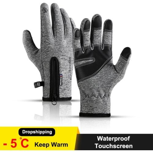Winter Ski Gloves Men Women Windproof Cycling Anti Slip Gloves Waterproof Touchscreen Outdoor Sports Cold-proof Glove