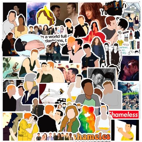 10/30/50pcs/Set Shameless TV Show Stickers For Luggage Gift Box Notebook Helmet Decal Computer Refrigerator Skateboard Trunk