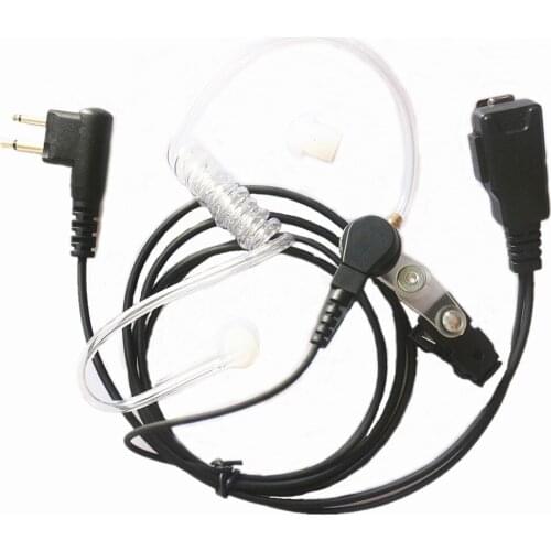 10x 2 WIRE SURVEILLANC ACOUSTIC TUBE EARPIECE HEADSET MIC FOR MOTOROLA Radios XTN XV Series XV1100 XV2100 XV2600 XV4100