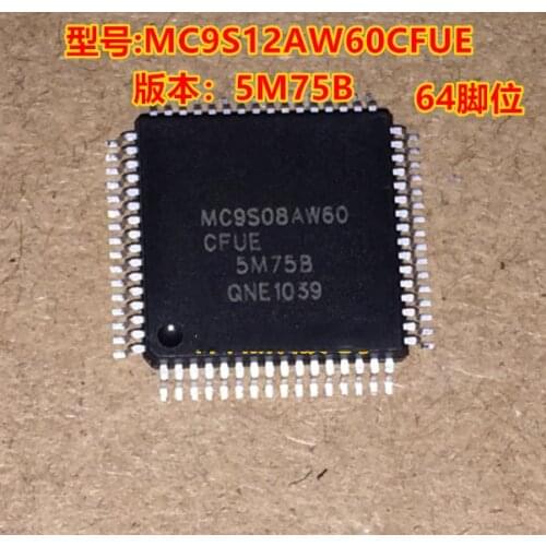5pcs/lot MC9S08AW60CFUE QFP-64 MC9S08AW60 QFP64 In Stock