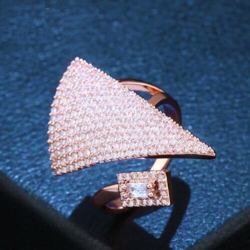 Кольца с фианитами для женщин ANNGILL China At AliExpress