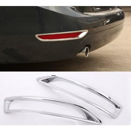 Car refiting car Rear tail fog lamp foglights Cover shield decoration frame sticker for 2016-2018 BMW X1 F48