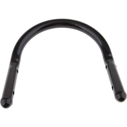 Black Metal Retro Cafe Racer Seat Frame Hoop Loop End Upswept for Honda CG/ZJ 125