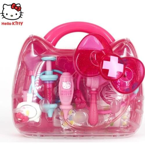 Hellokittys Toys Kids Pretend Play House Kit Doctor Nurse Tools Box Girls Christmas Gifts