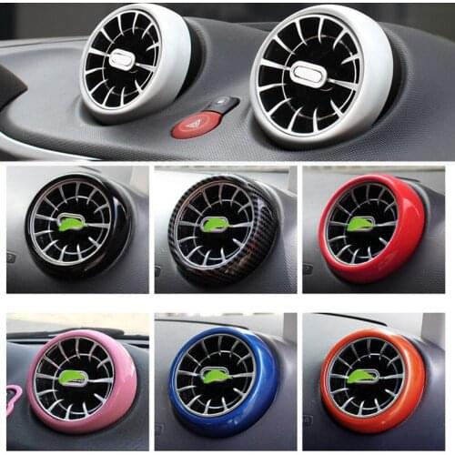 Air Conditioner Outlet Modification Turbine Styling Replacement Accessories Interior Decorations for Smart 453 Fortwo Forfour