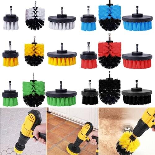 Power Scrubber Brush Drill Brush for Bathroom Surface Tub Shower Tile Grout Cordless Power Scrub Cleaning Kit 6 Colors